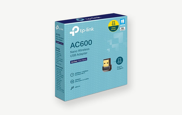 TP-Link Nano USB Wireless Adapter - Archer T2U Nano